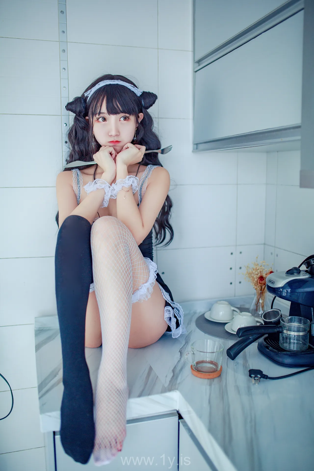 Coser@黑川 NO.028 Pretty Chinese Cutie 小恶魔女仆装